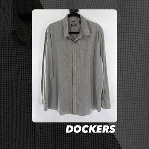 EUC Dockers Checked Button Down Shirt
